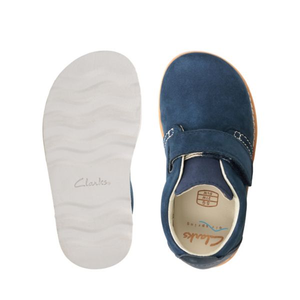 Clarks Boys Crown Park Toddler Casual Shoes Navy | CA-6527381